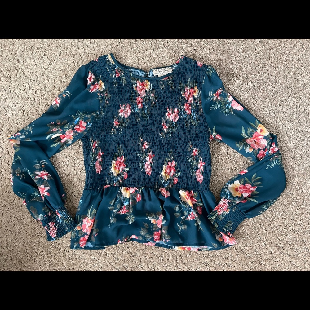 Vici peplum blouse - firm price